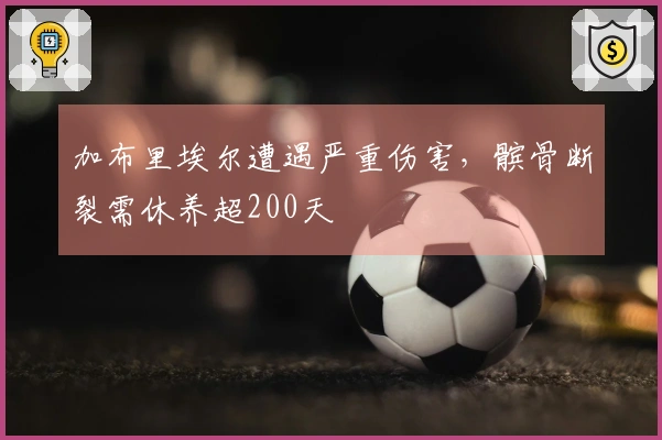 加布里埃尔遭遇严重伤害，髌骨断裂需休养超200天