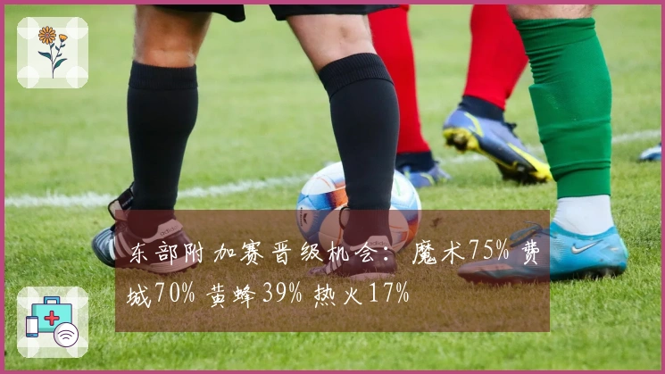 东部附加赛晋级机会：魔术75% 费城70% 黄蜂39% 热火17%